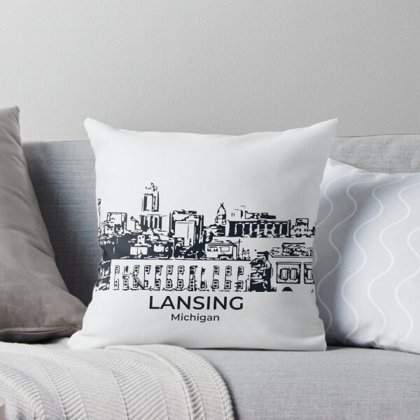Item preview, Lansing - Michigan designed and sold by Lakeric Cityscapes.