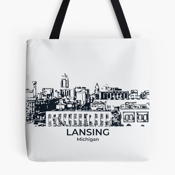Item preview, Lansing - Michigan designed and sold by Lakeric Cityscapes.