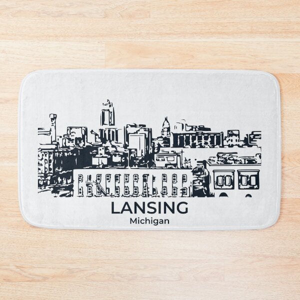 Item preview, Lansing - Michigan designed and sold by Lakeric Cityscapes.