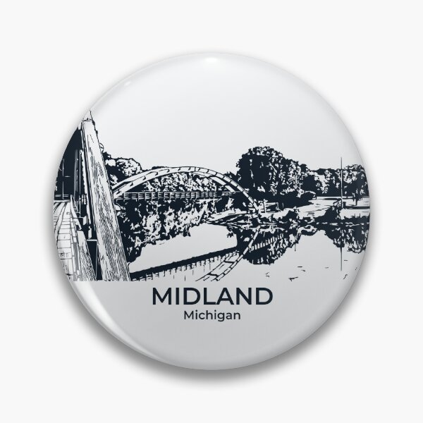 Item preview, Midland - Michigan designed and sold by Lakeric Cityscapes.