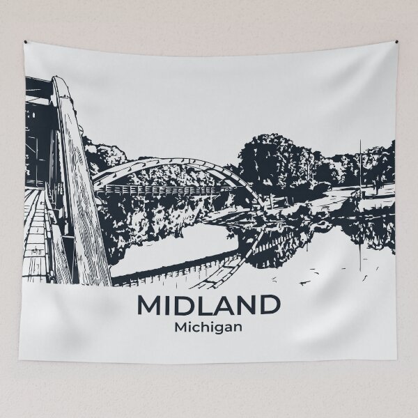Item preview, Midland - Michigan designed and sold by Lakeric Cityscapes.