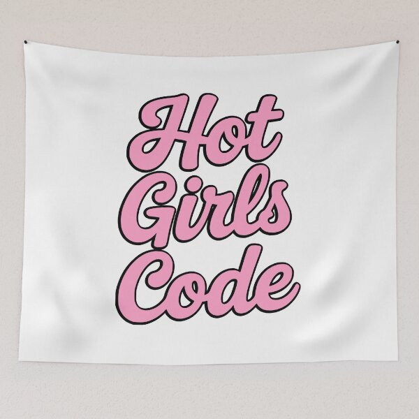 Item preview, Hot Girls Code! Pink Girly designed and sold by PMCreative.