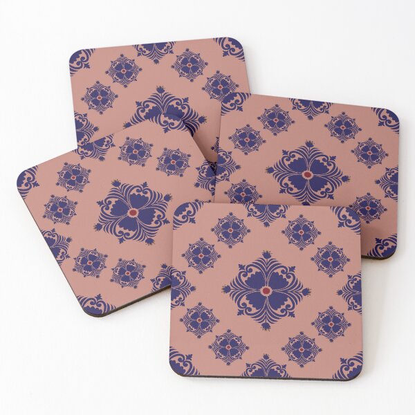 Item preview, A deep blue Thai ornamental pattern inspired by night calm and quiet elegance. This design reflects timeless beauty, cultural depth, and a refined sense of peace and stability. designed and sold by OIL Pattern Design .