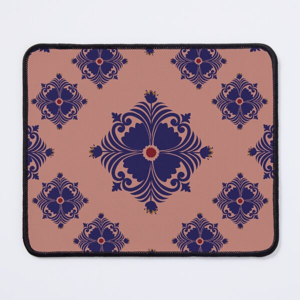 Item preview, A deep blue Thai ornamental pattern inspired by night calm and quiet elegance. This design reflects timeless beauty, cultural depth, and a refined sense of peace and stability. designed and sold by OIL Pattern Design .