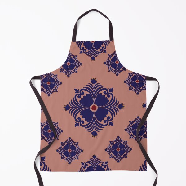 Item preview, A deep blue Thai ornamental pattern inspired by night calm and quiet elegance. This design reflects timeless beauty, cultural depth, and a refined sense of peace and stability. designed and sold by OIL Pattern Design .