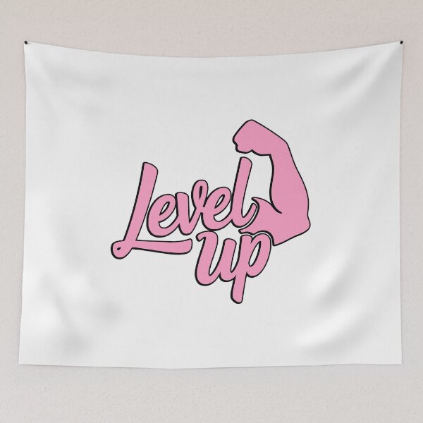 Item preview, Level Up! Pink Gym Girlie designed and sold by PMCreative.