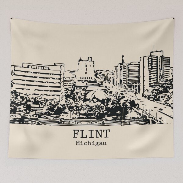 Item preview, Flint - Michigan designed and sold by Lakeric Cityscapes.