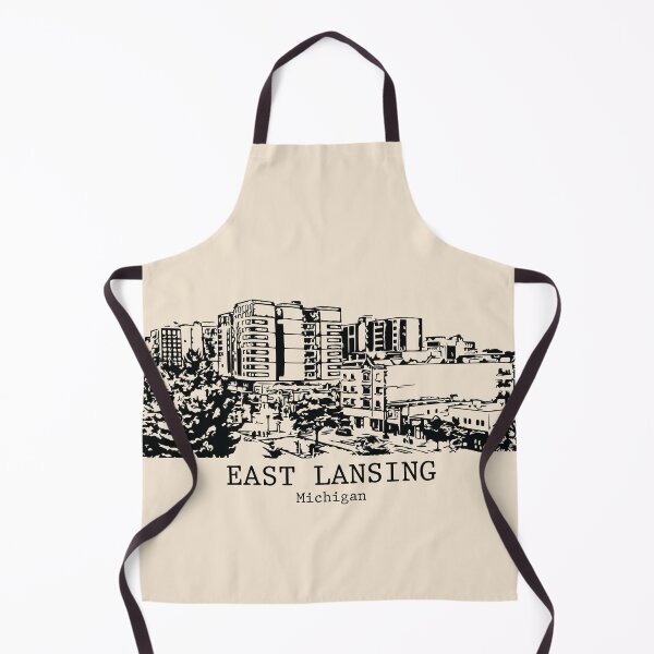 Item preview, East Lansing - Michigan designed and sold by Lakeric Cityscapes.