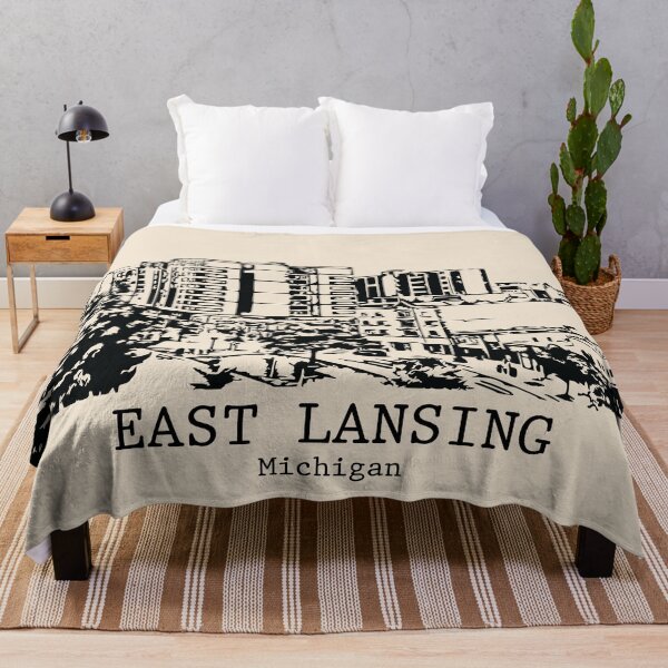 Item preview, East Lansing - Michigan designed and sold by Lakeric Cityscapes.