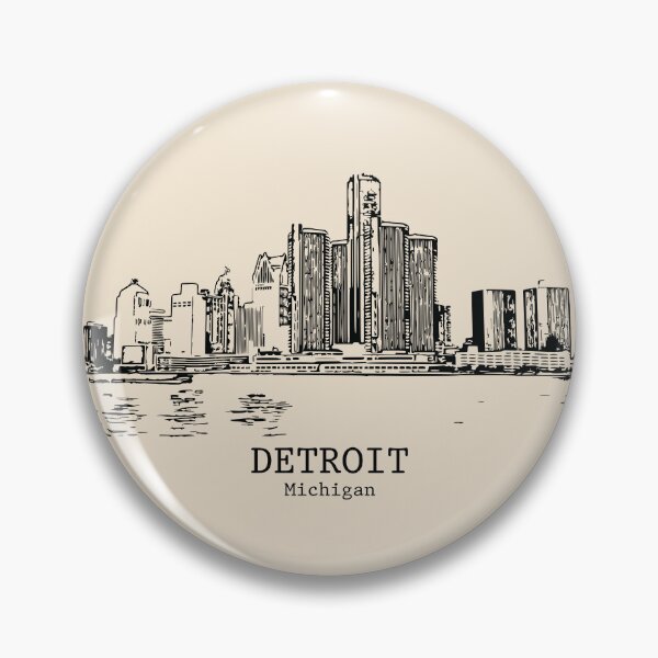 Artikelvorschau, Detroit - Michigan entworfen und verkauft von Lakeric Cityscapes.