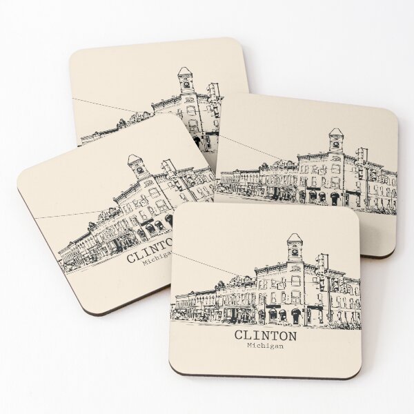 Item preview, Clinton - Michigan designed and sold by Lakeric Cityscapes.