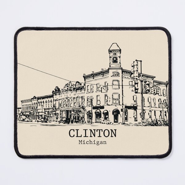 Item preview, Clinton - Michigan designed and sold by Lakeric Cityscapes.