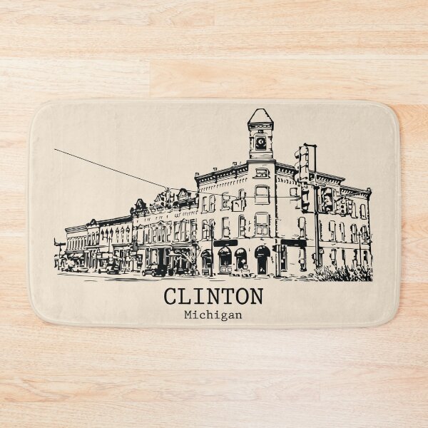 Item preview, Clinton - Michigan designed and sold by Lakeric Cityscapes.