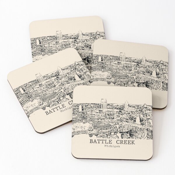 Item preview, Battle Creek - Michigan designed and sold by Lakeric Cityscapes.