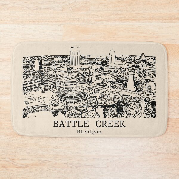 Item preview, Battle Creek - Michigan designed and sold by Lakeric Cityscapes.
