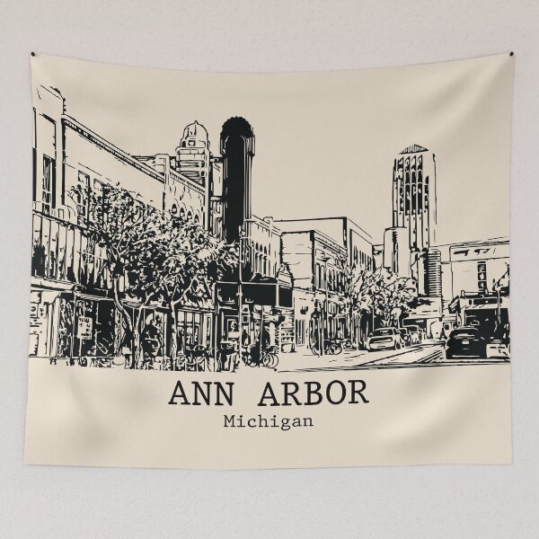 Item preview, Ann Arbor - Michigan designed and sold by Lakeric Cityscapes.
