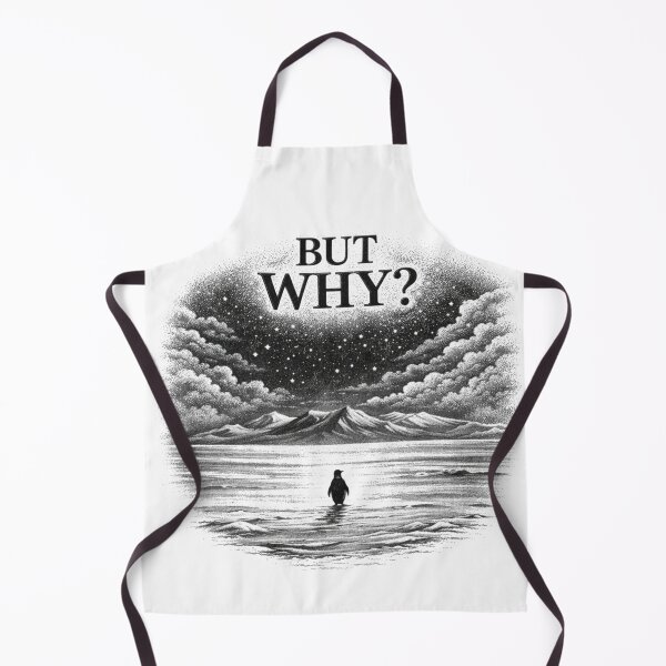 Item preview, But Why – Nihilist Penguin Meme designed and sold by Forty4design.