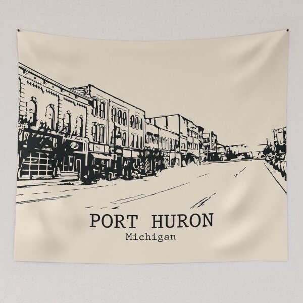 Item preview, Port Huron - Michigan designed and sold by Lakeric Cityscapes.