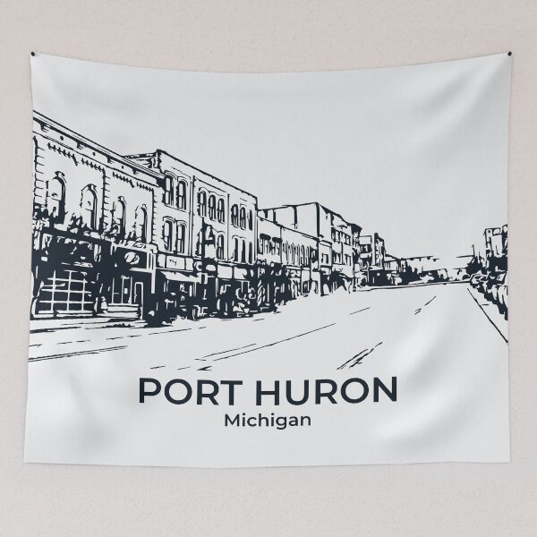 Item preview, Port Huron - Michigan designed and sold by Lakeric Cityscapes.