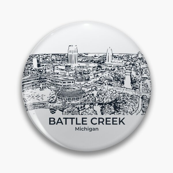 Item preview, Battle Creek - Michigan designed and sold by Lakeric Cityscapes.