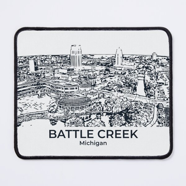 Item preview, Battle Creek - Michigan designed and sold by Lakeric Cityscapes.