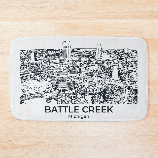 Item preview, Battle Creek - Michigan designed and sold by Lakeric Cityscapes.
