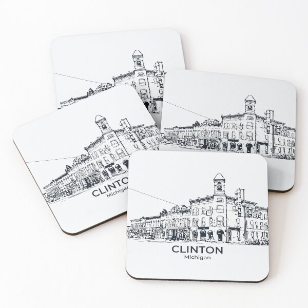 Item preview, Clinton - Michigan designed and sold by Lakeric Cityscapes.