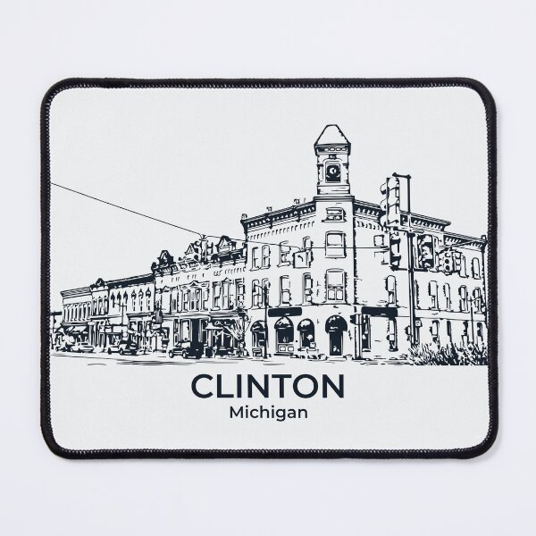 Item preview, Clinton - Michigan designed and sold by Lakeric Cityscapes.