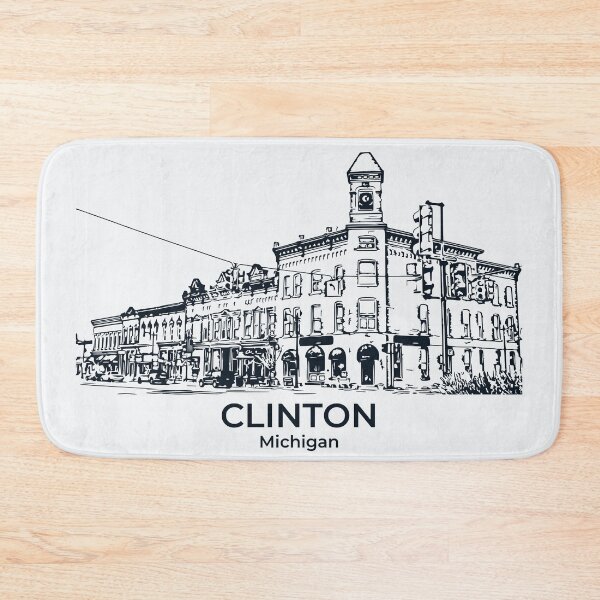 Item preview, Clinton - Michigan designed and sold by Lakeric Cityscapes.