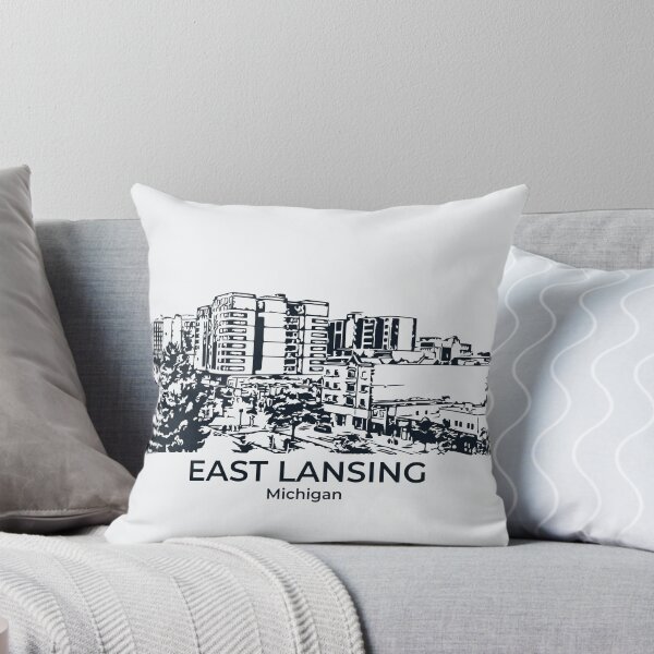 Item preview, East Lansing - Michigan designed and sold by Lakeric Cityscapes.