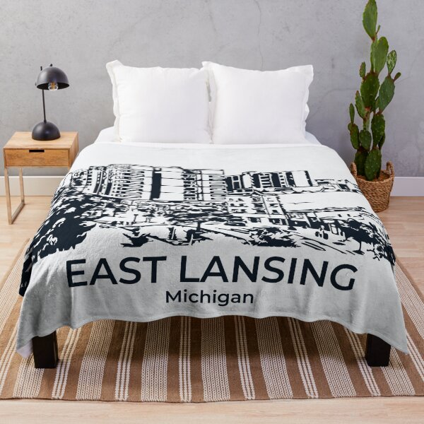 Item preview, East Lansing - Michigan designed and sold by Lakeric Cityscapes.