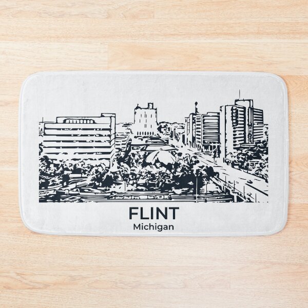 Item preview, Flint - Michigan designed and sold by Lakeric Cityscapes.