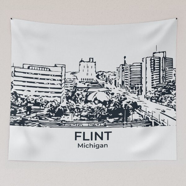 Item preview, Flint - Michigan designed and sold by Lakeric Cityscapes.