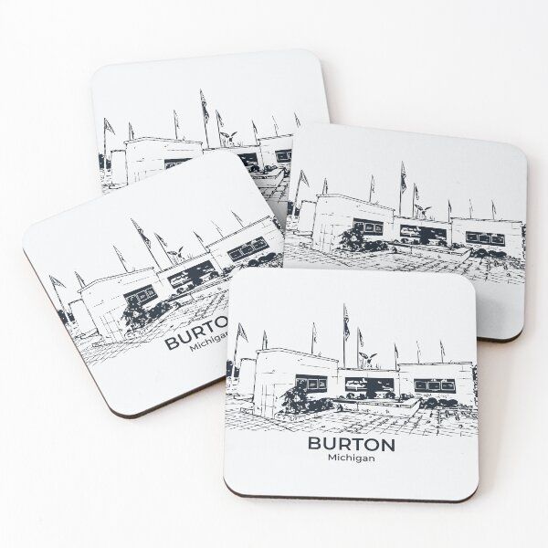 Item preview, Burton - Michigan designed and sold by Lakeric Cityscapes.