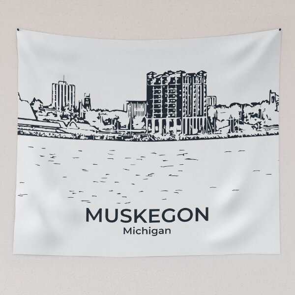 Item preview, Muskegon - Michigan designed and sold by Lakeric Cityscapes.