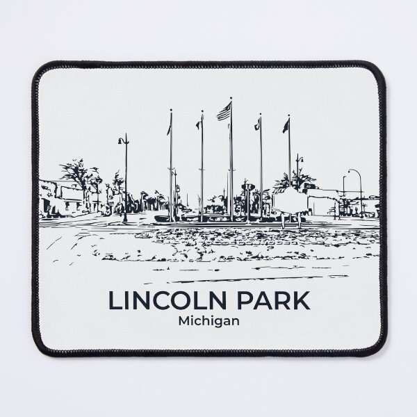 Item preview, Lincoln Park - Michigan designed and sold by Lakeric Cityscapes.