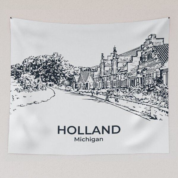 Artikelvorschau, Holland - Michigan entworfen und verkauft von Lakeric Cityscapes.