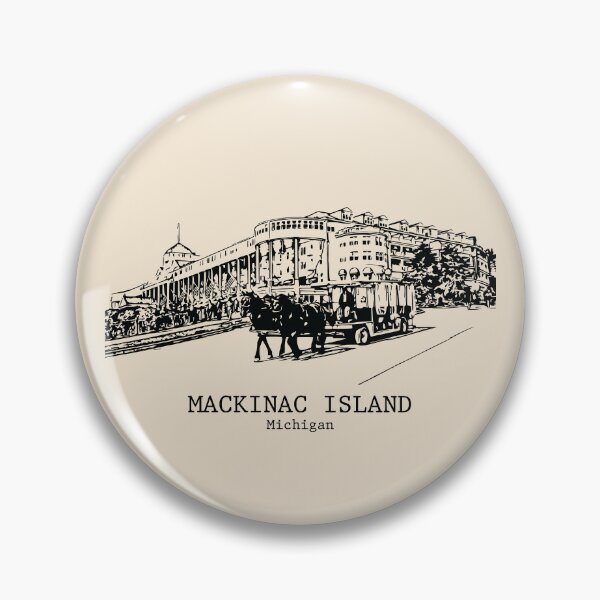 Item preview, Mackinac Island designed and sold by Lakeric Cityscapes.