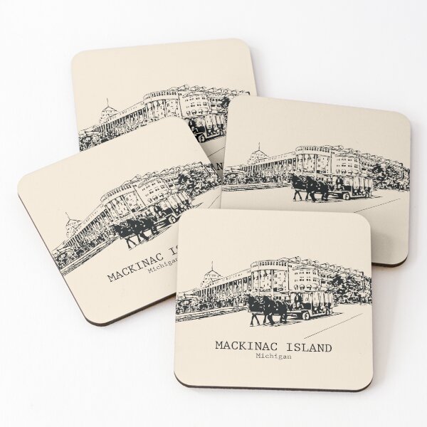 Item preview, Mackinac Island designed and sold by Lakeric Cityscapes.