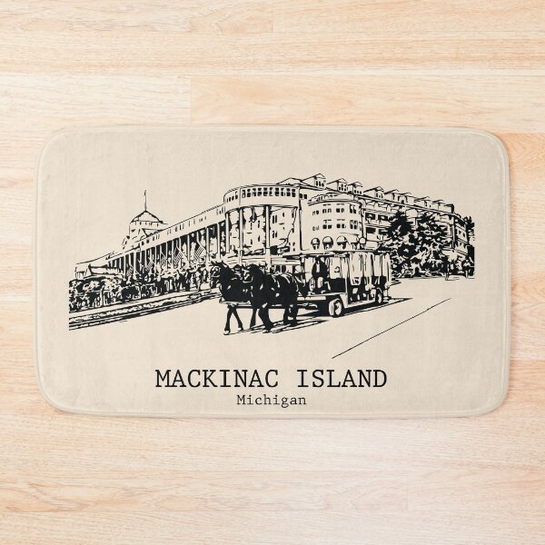 Item preview, Mackinac Island designed and sold by Lakeric Cityscapes.