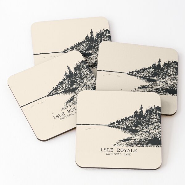 Item preview, Isle Royale National Park designed and sold by Lakeric Cityscapes.