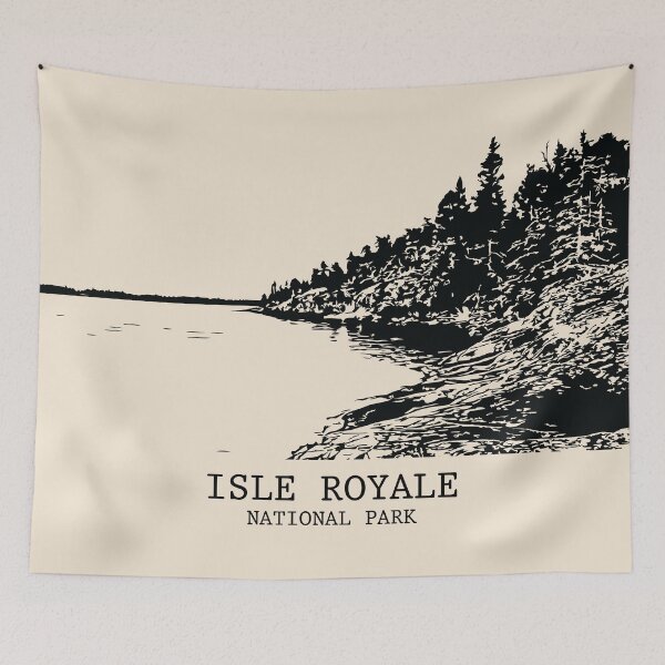 Item preview, Isle Royale National Park designed and sold by Lakeric Cityscapes.