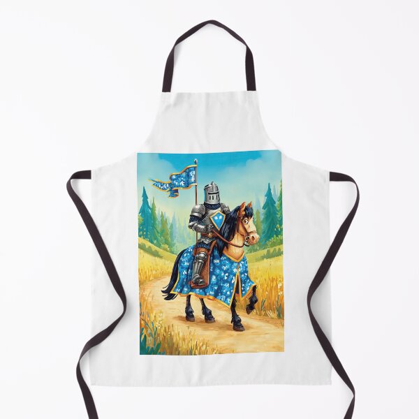 Item preview, Mounted Knight with Blue and Yellow Banner designed and sold by Piotrek0001.