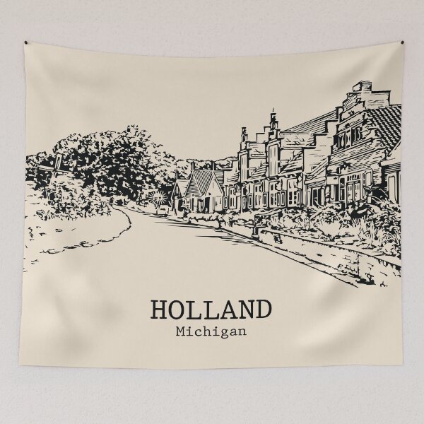 Artikelvorschau, Holland - Michigan entworfen und verkauft von Lakeric Cityscapes.