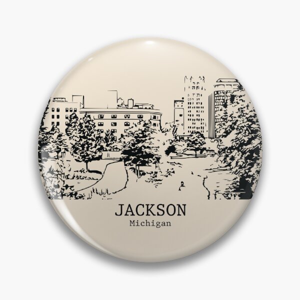 Item preview, Jackson - Michigan designed and sold by Lakeric Cityscapes.