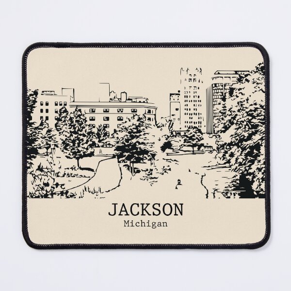 Item preview, Jackson - Michigan designed and sold by Lakeric Cityscapes.