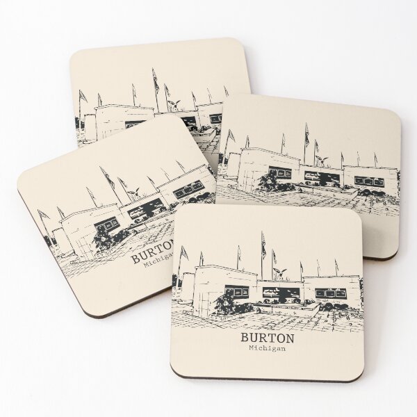 Item preview, Burton - Michigan designed and sold by Lakeric Cityscapes.