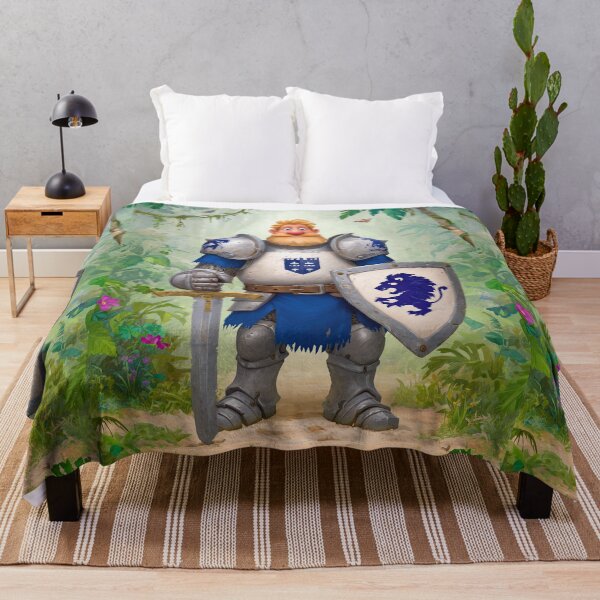 Item preview, Heavy Plate Knight with Blue Lion Shield designed and sold by Piotrek0001.