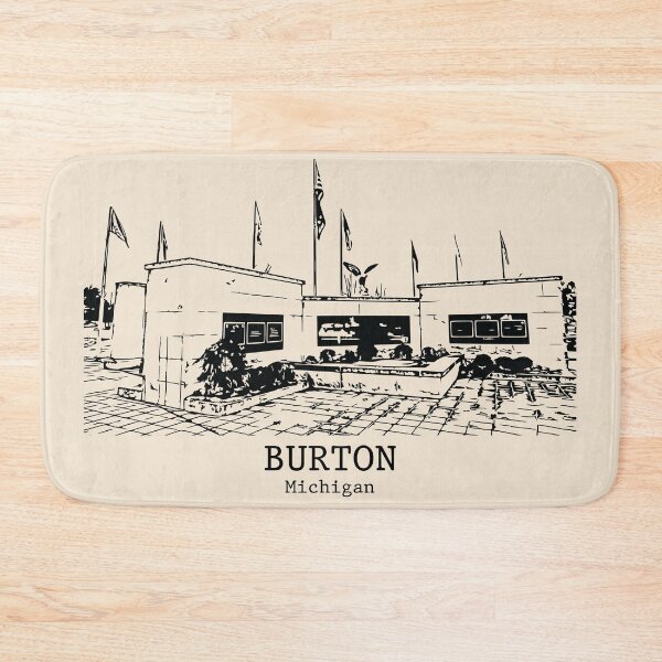 Item preview, Burton - Michigan designed and sold by Lakeric Cityscapes.