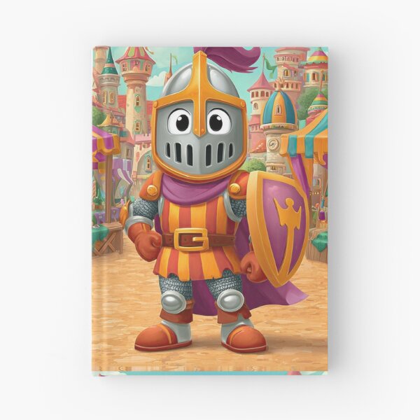 Item preview, Round Helmet Cartoon Knight Sentry designed and sold by Piotrek0001.